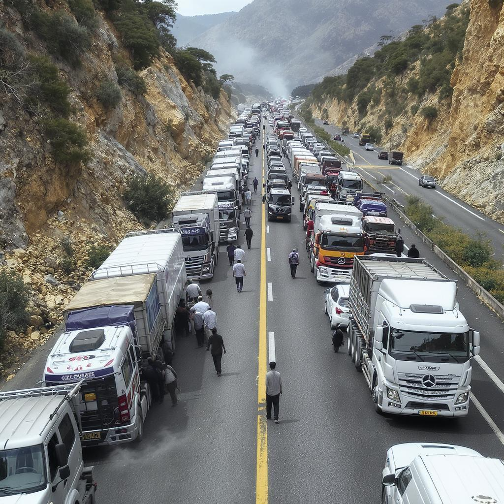 Alto tráfico, aumentos de costos e inseguridad. Los problemas logísticos en Lima se toman la carretera