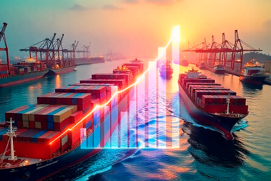 Latam lidera el incremento interanual en la demanda naviera