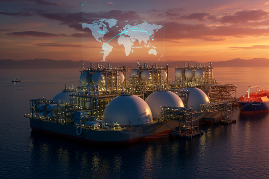 México desarrolla la mayor planta flotante de licuefacción de gas natural licuado del mundo