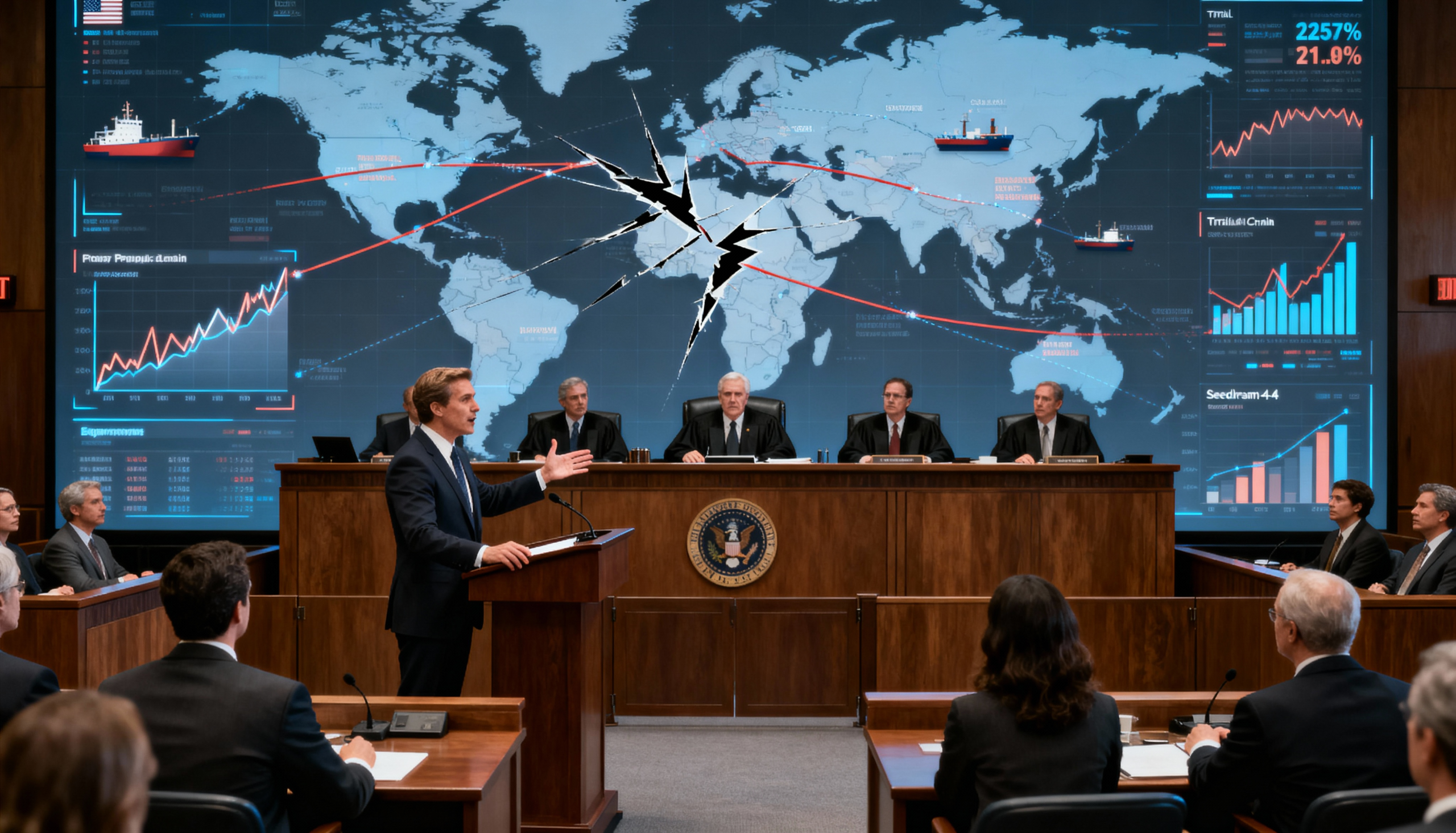 El Gobierno de Trump exige a los tribunales que reconozcan su poder para imponer aranceles
