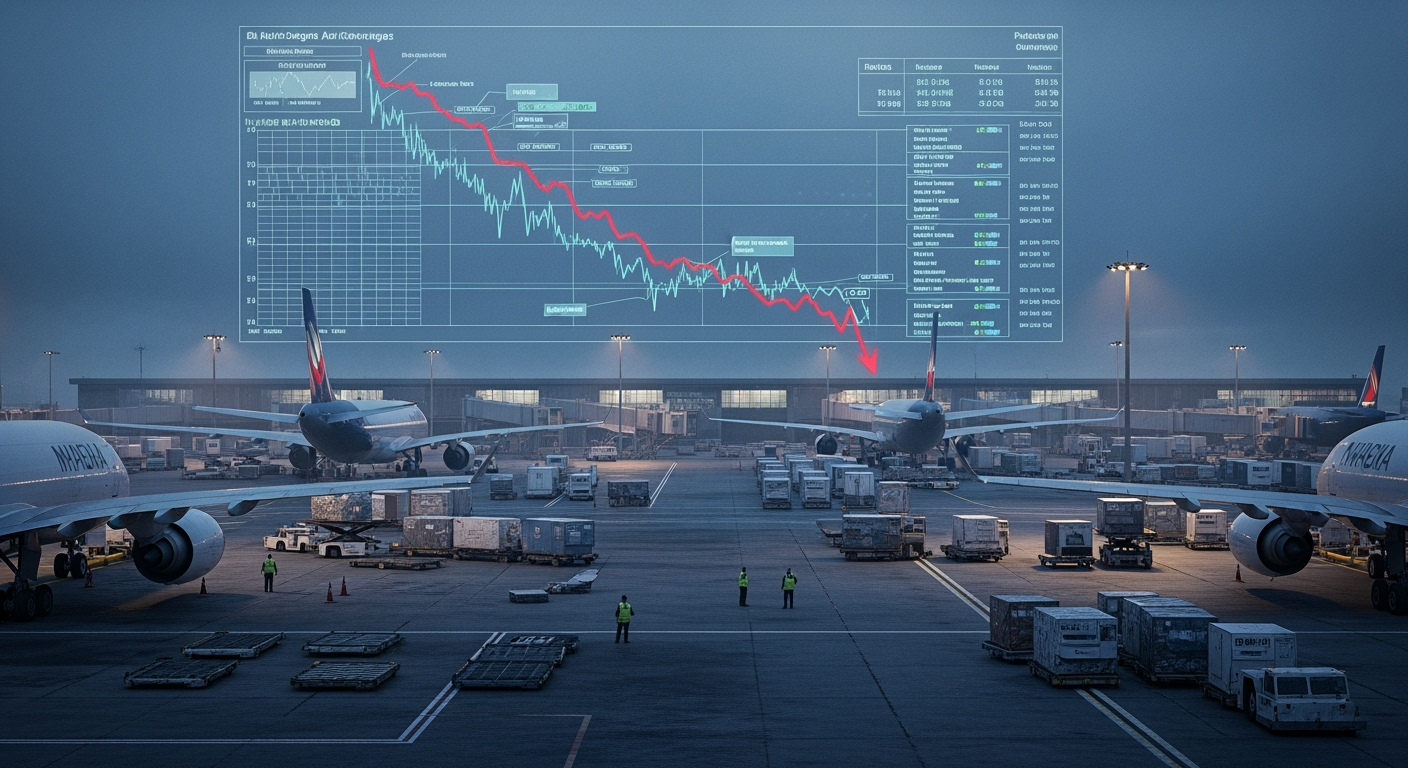El transporte de carga aérea cae en un 7.2% en Chile