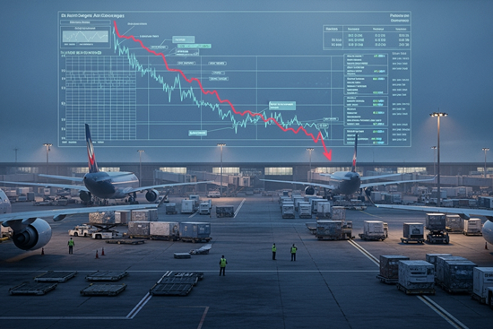 El transporte de carga aérea cae en un 7.2% en Chile