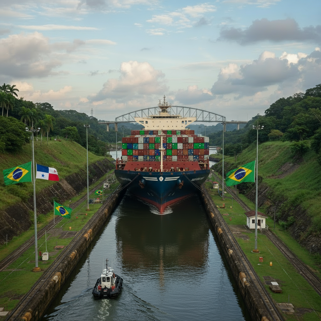 Brasil y Panamá firman nueva alianza buscando eficiencia en las rutas marítimas