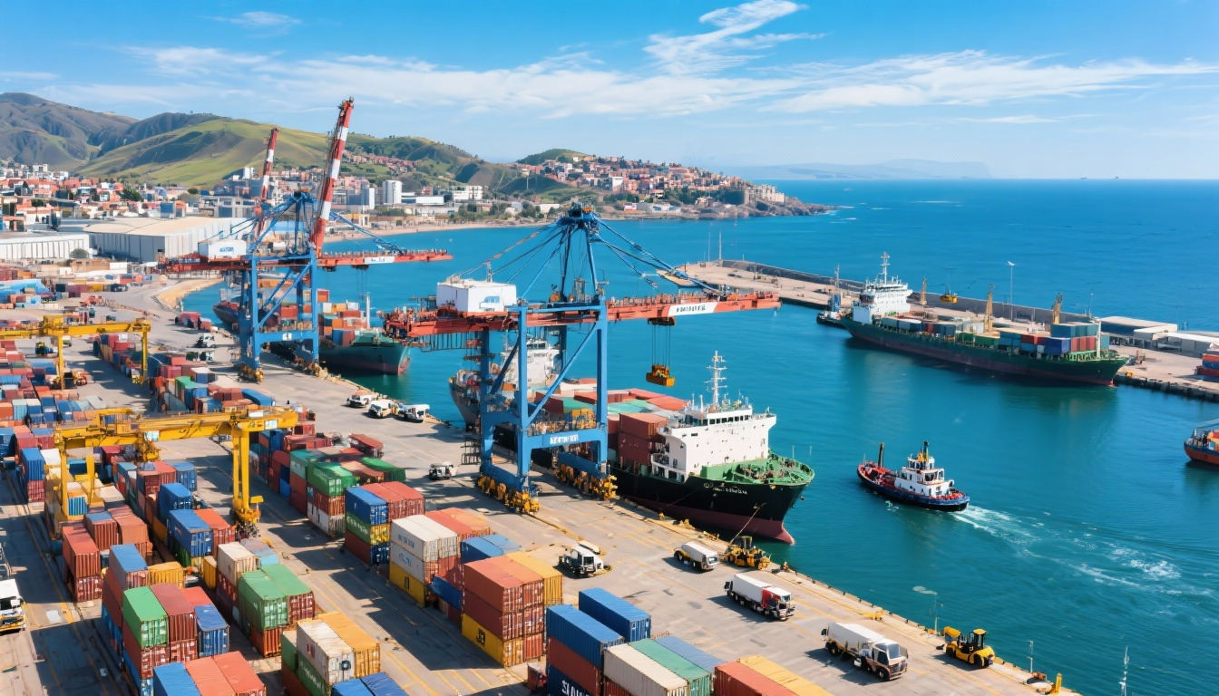 El puerto de San Antonio, Chile, se convierte en uno de los 100 más activos del mundo y tiene prospectos para su expansión