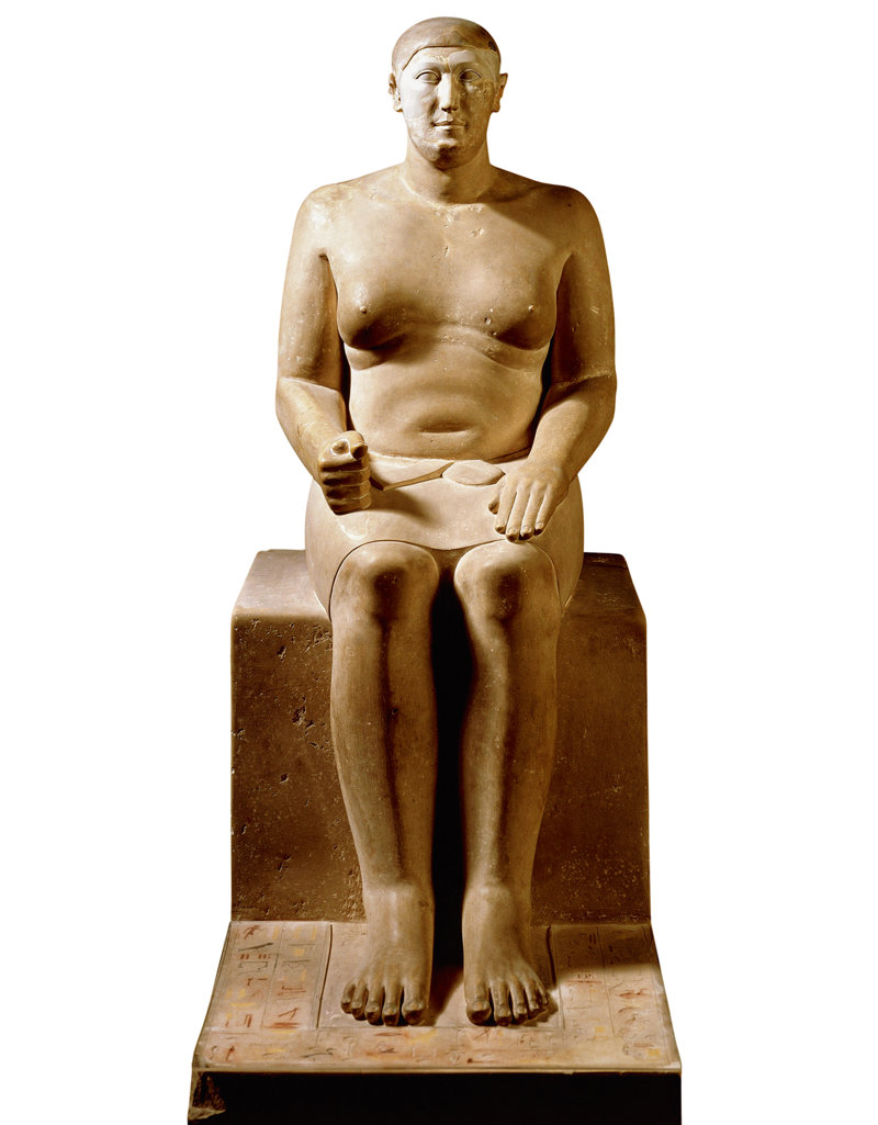 Estatuilla de Hemiunu. Museo Roemer Pelizaeus, Hildesheim.