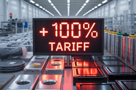 Estados Unidos impondrá un nuevo arancel del 100% a insumos claves chinos