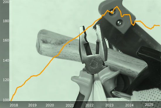 Herramientas y Equipos Manuales: estabilización en manos del acero barato