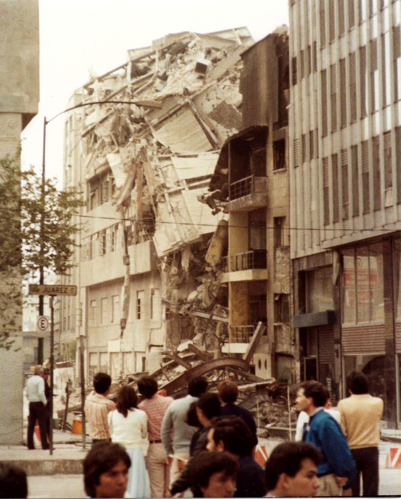 Terremoto de 1985 en México. Fotografía de Gavino Lezama.