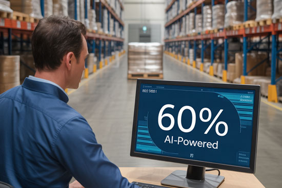 Un 60% de los almacenes globales ahora se mueven gracias a la IA