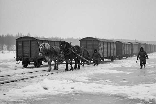 El zar sueña con tigres y hielo. La logística y el suministro del Transiberiano