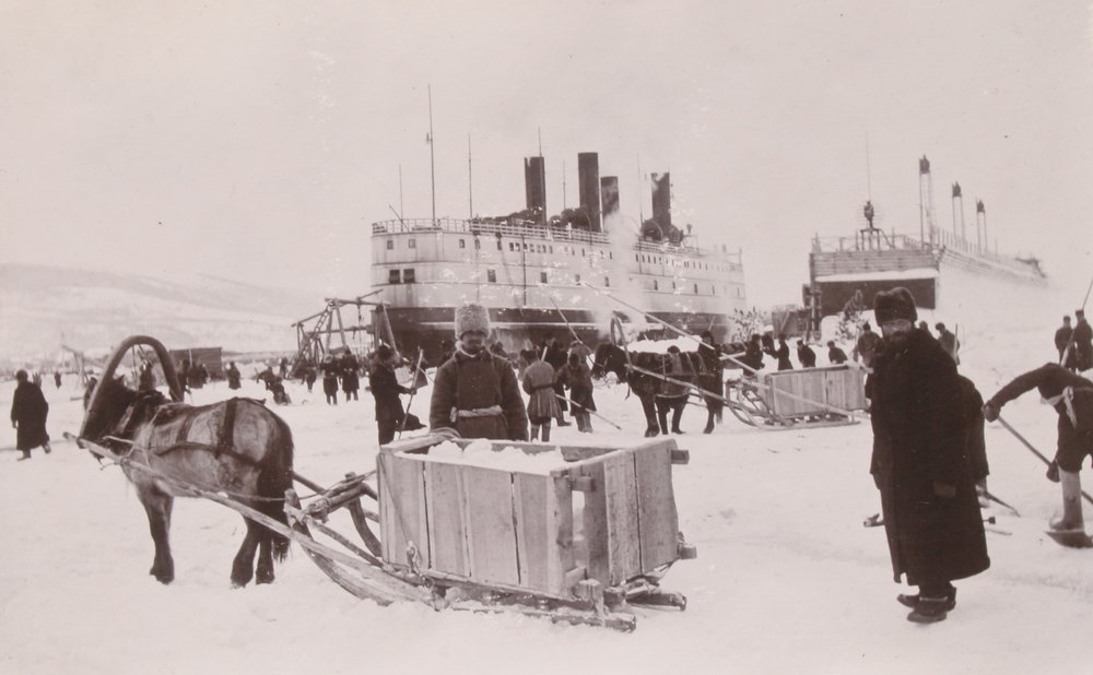 SS Baikal en el lago. Tyne Wear Archive Museums.
