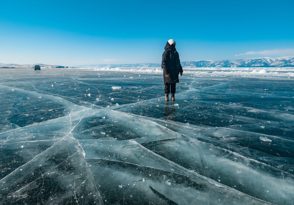 Lago Baikal en invierno. Fotografía de Pavel Kuzmichov.