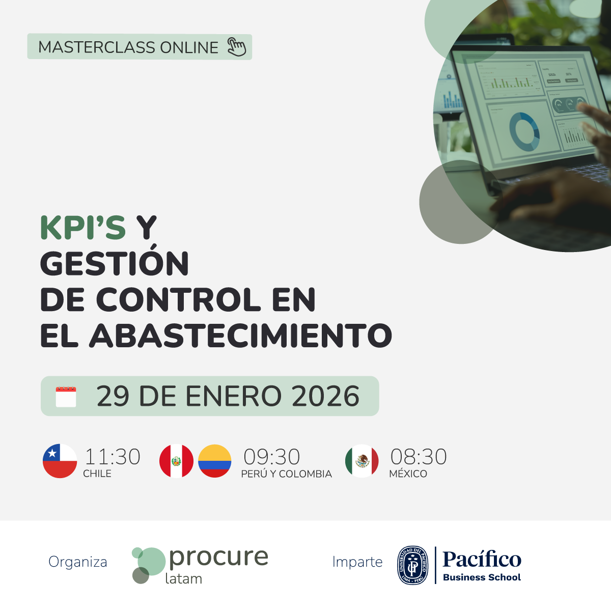 Revive la Masterclass:  KPI’s y gestión de control en el abastecimiento