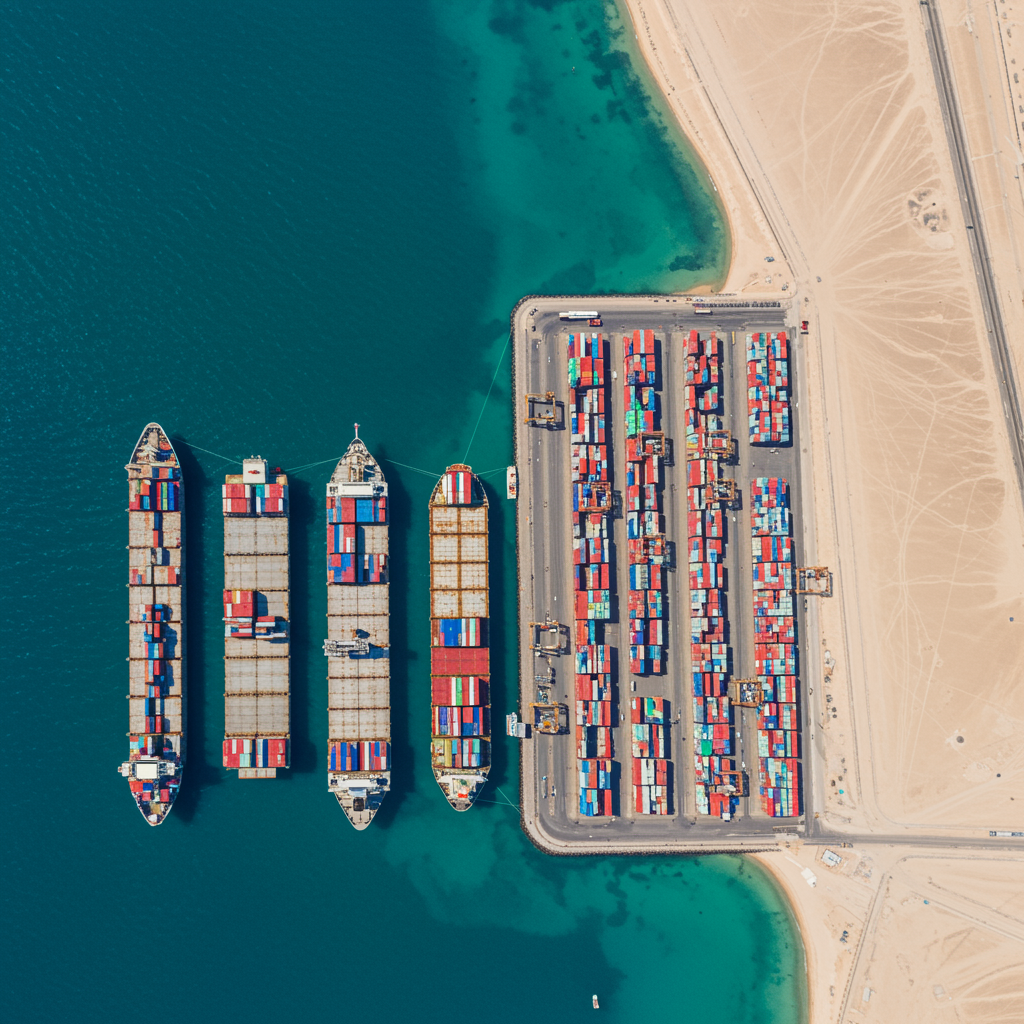 10 barcos portacontenedores de Maersk están atrapados en el conflicto del Golfo Pérsico