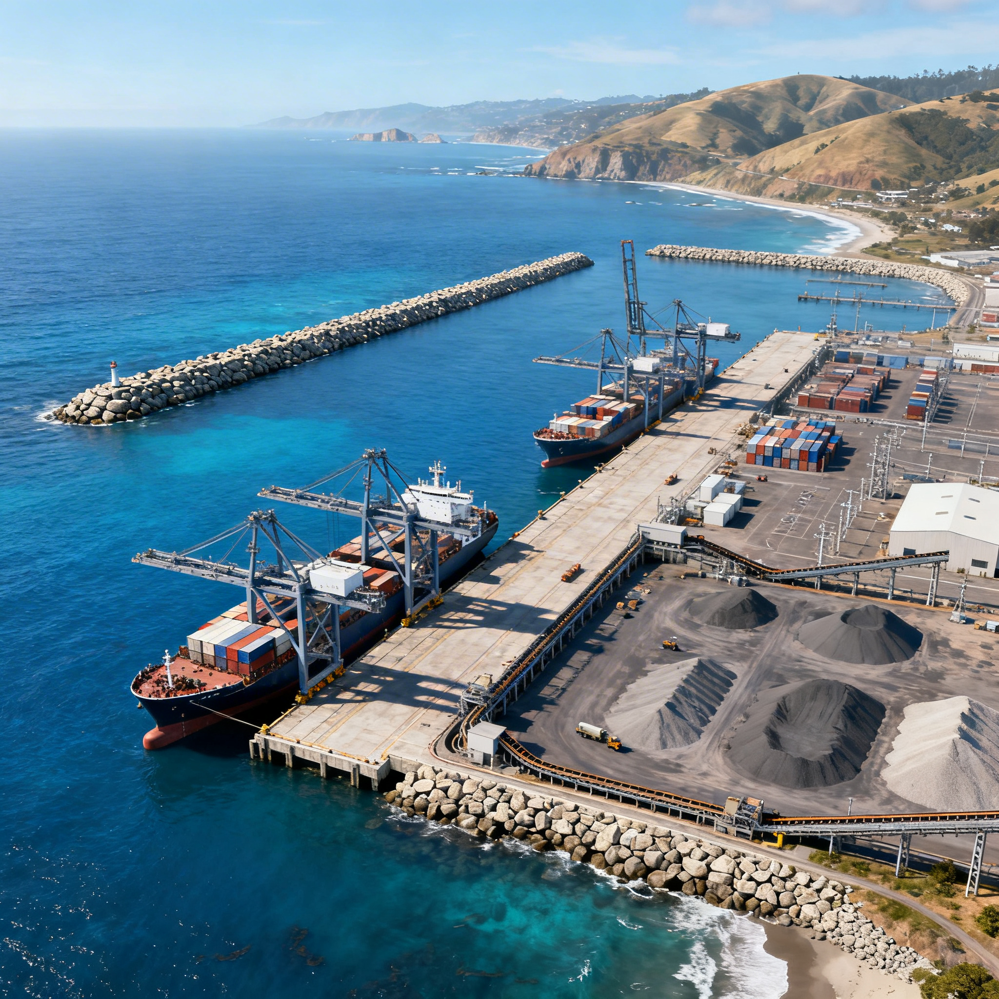 Empresa china busca utilizar experiencia adquirida en Chancay para desarrollo del Puerto Exterior de San Antonio