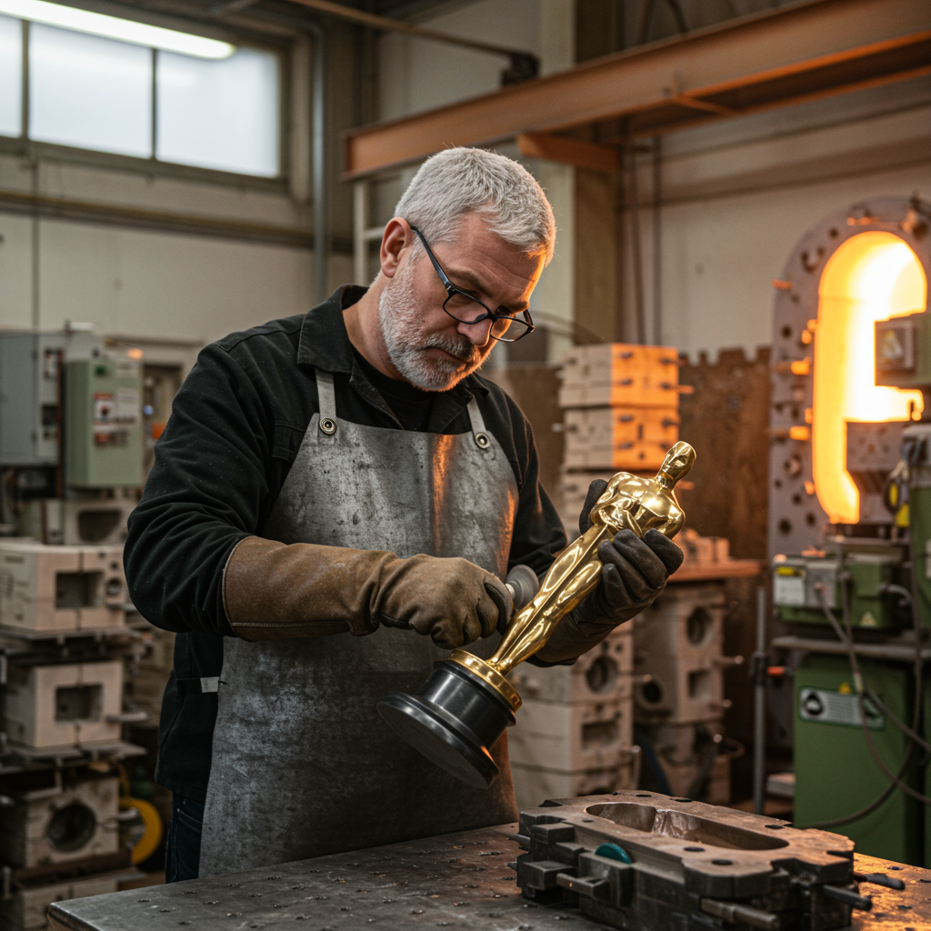 El caballero dorado mueve bronce, 4,600 metros de alfombra y comida para 1,600 personas