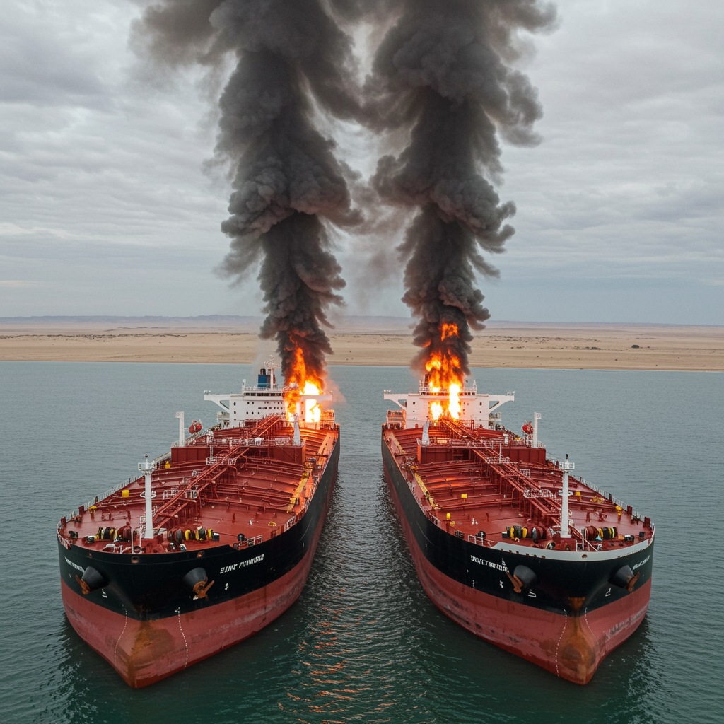 Caos en el estrecho de Ormuz: aumento del petróleo y tránsitos cancelados por ataques de Irán a través de Medio Oriente