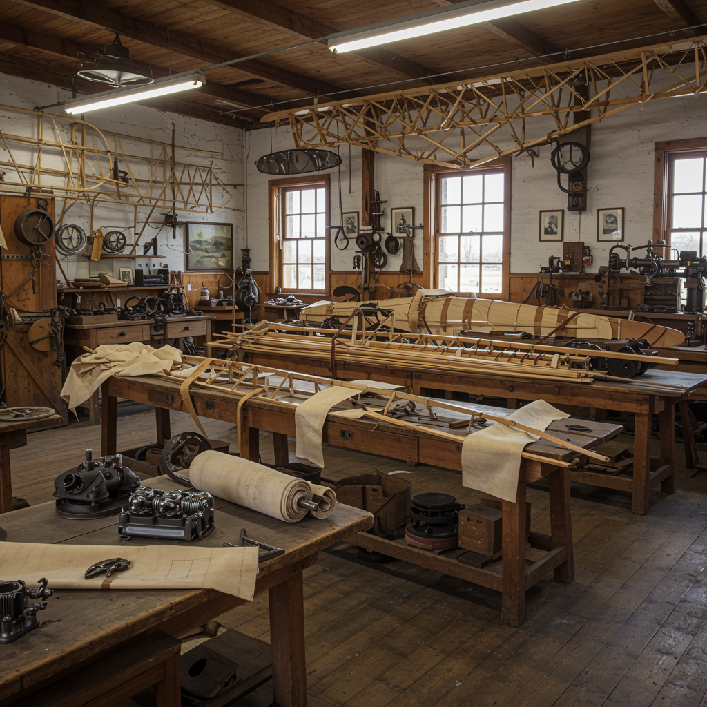 Las arquitecturas invisibles. El suministro y la logística del avión de los hermanos Wright