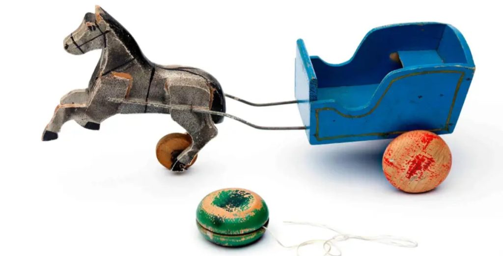 Uno de los juguetes creados por Christiansen en 1933. Foto: LEGO.