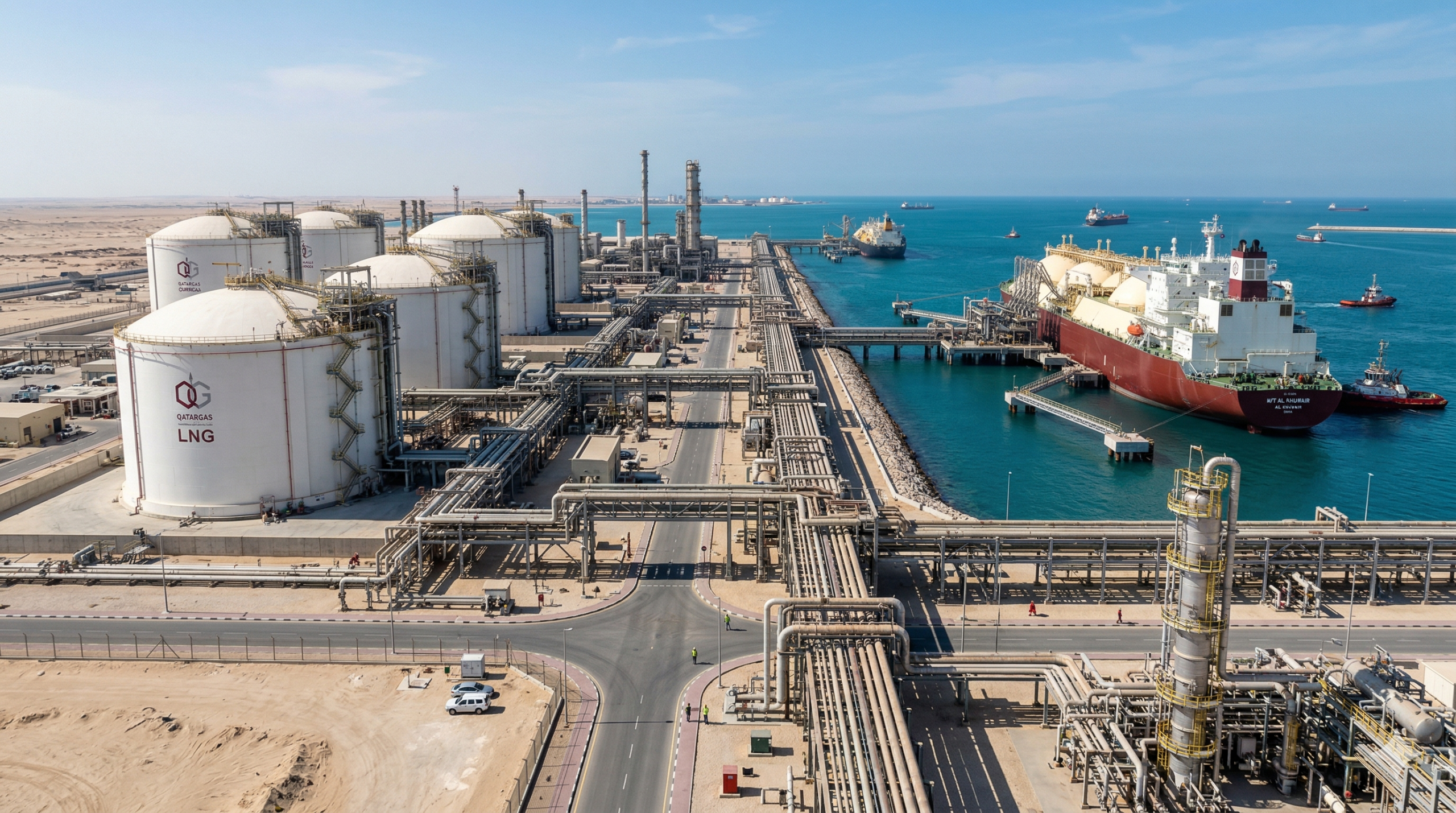 Ataques a infraestructura de GNL en Qatar reducen un 3% su capacidad de exportación