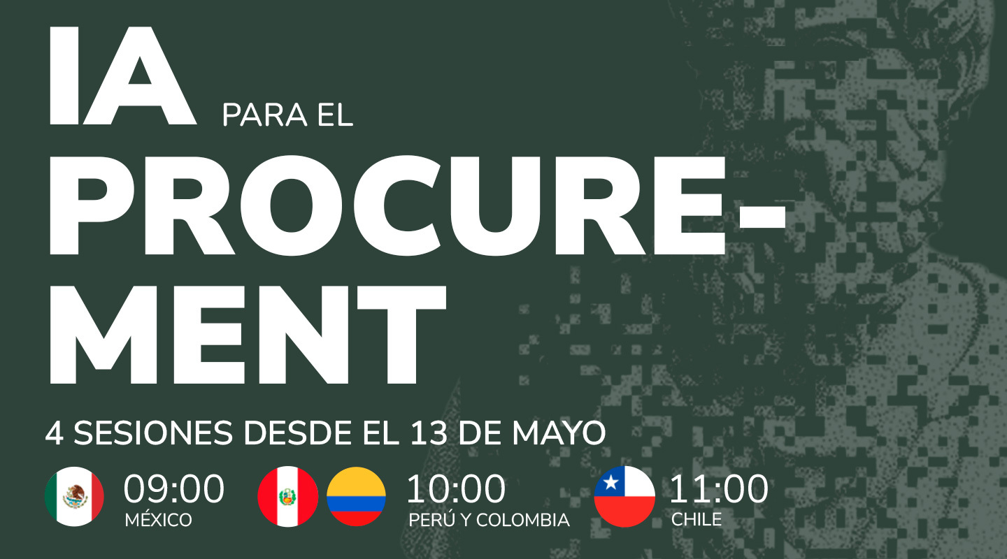 Este 13 de mayo: súmate el ciclo formativo de IA en procurement