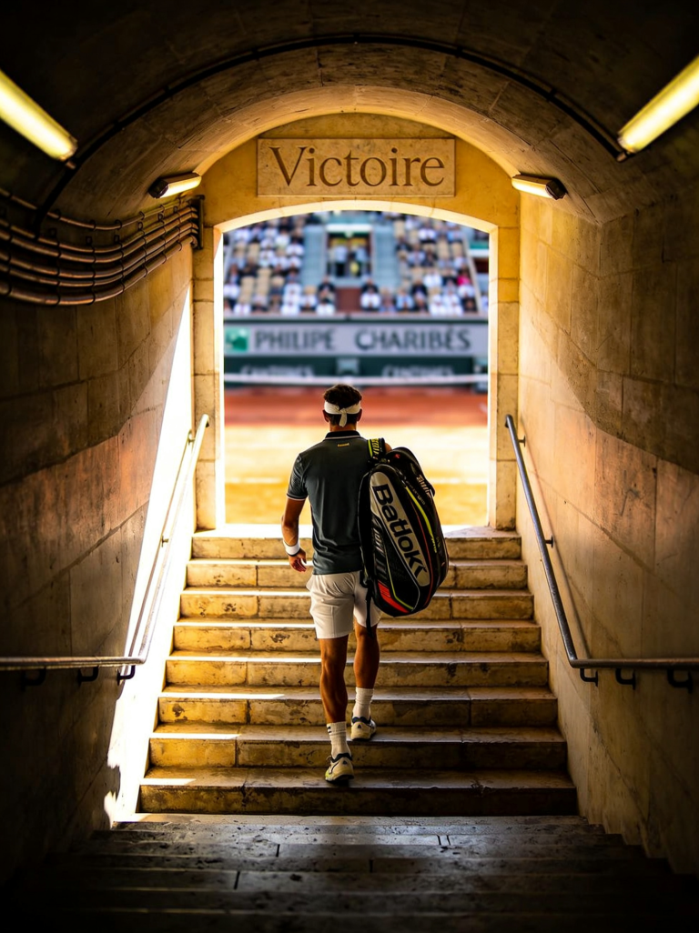 El detrás de cámaras del tenis: cómo un tenista sobrevive en Roland Garros
