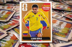 Comprar la pegatina edición especial de Luis Díaz cuesta en Colombia alrededor de 200 dólares.