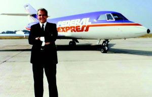 Fred Smith durante los primeros años de FedEx.