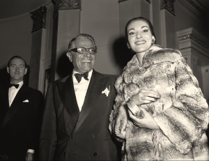 Callas y Onassis en 1959. Getty Images.