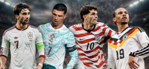 Adidas, Nike y Puma se reparten el 77% de los equipos participantes entre las tres. Imagen: Esquire.