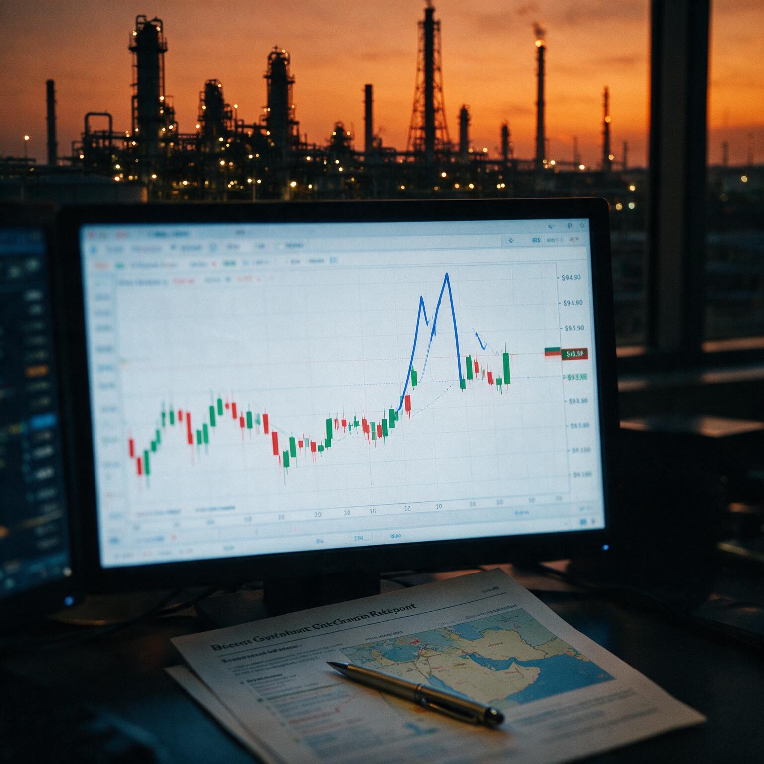 El Brent supera los US$94 y luego corrige ante menor riesgo de escalada militar
