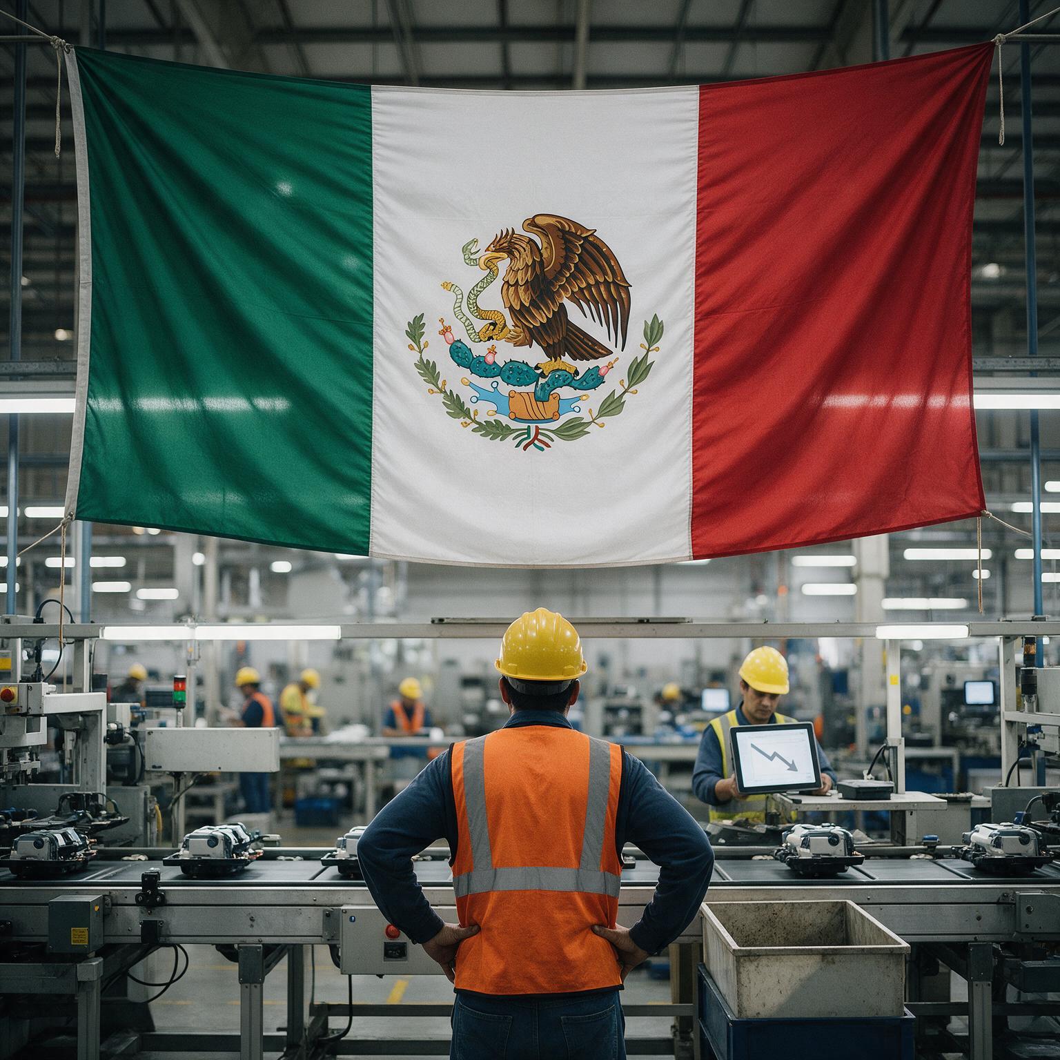 El PMI manufacturero de México cae y alarga los plazos de entrega