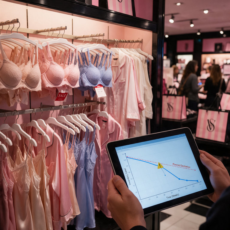Lo que Victoria’s Secret revela sobre la productividad del inventario