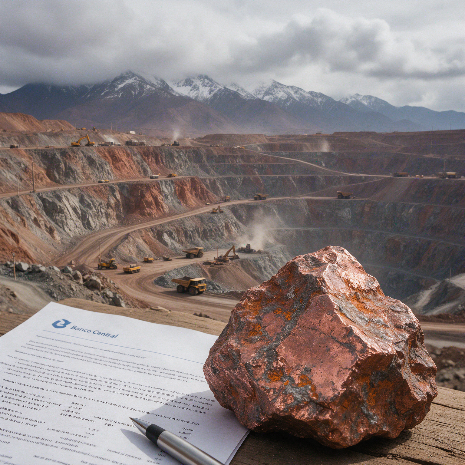 Informe de Política Monetaria: Demanda débil y minería a la baja en Chile