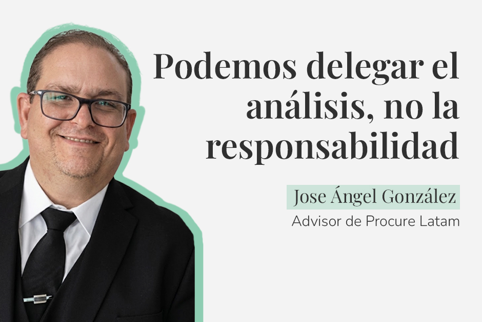 Podemos delegar el análisis, no la responsabilidad
